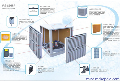 环保空调湿帘冷风机车间通风降温厂家直销图片,环保空调湿帘冷风机车间通风降温厂家直销图片大全,淄博恒信空调净化设备-